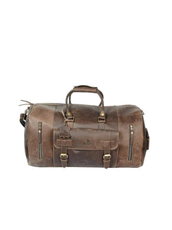 Leather Weekender Bag - Parkes - Stoneageleather