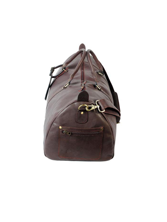 Leather Duffle Gym Bag - Manhattan - Stoneageleather