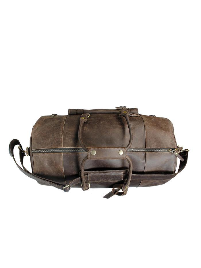 Leather Weekender Bag - Parkes - Stoneageleather