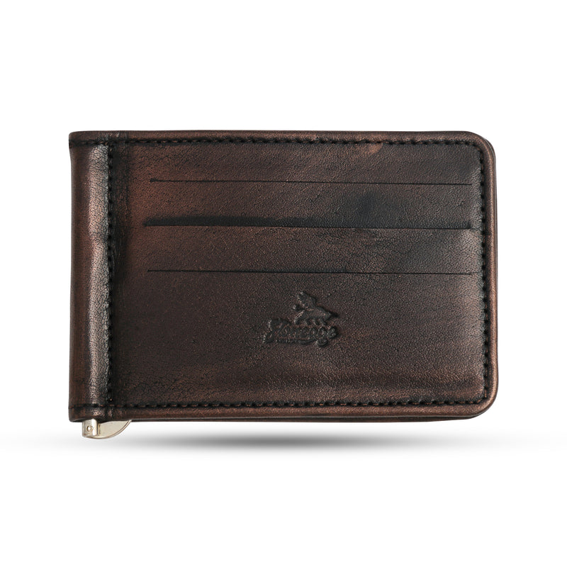 Slim Money Clip Wallet - Sable