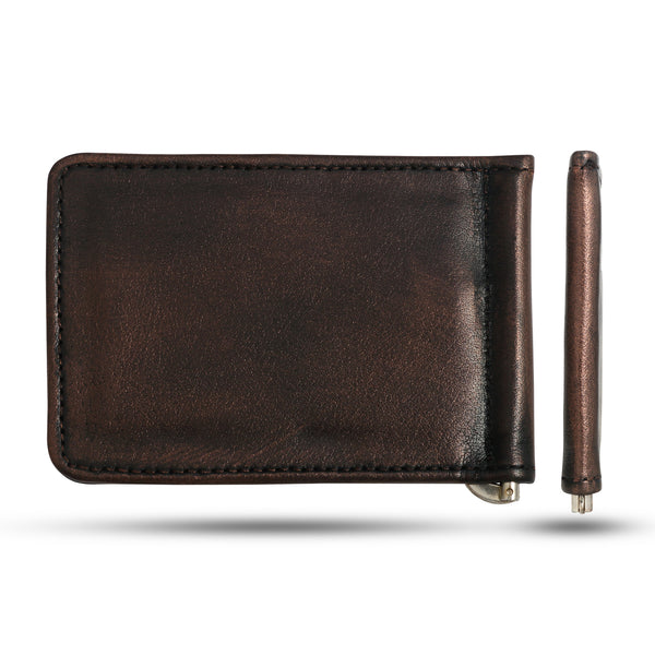 Slim Money Clip Wallet - Sable