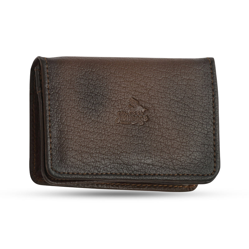 Unisex Leather Wallet - Umber