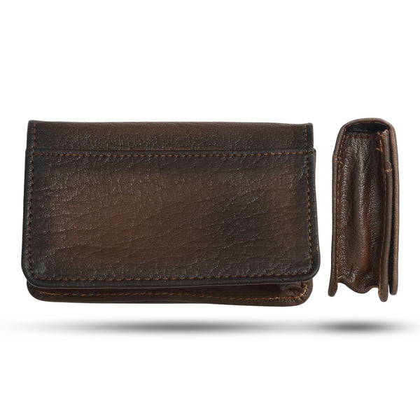 Unisex Leather Wallet - Umber